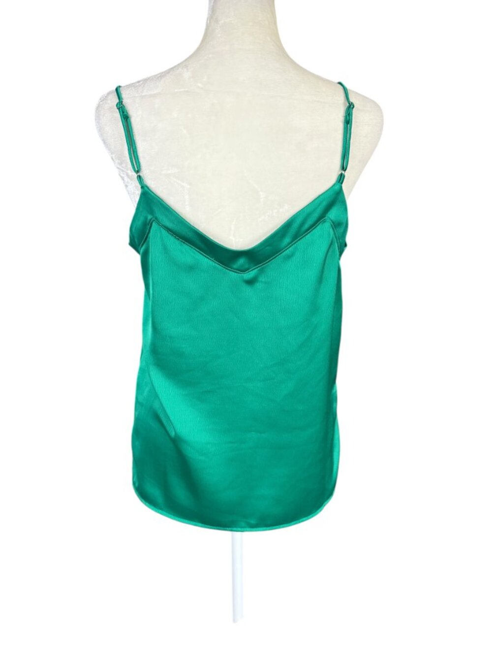 Gibson women's green v-neck pullover cami tank top adjustable straps size PM - Picture 4 of 9